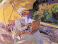 Joaquín Sorolla Maria Painting in El Pardo 1907 Fine Art Print