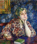 Theo van Rysselberghe Maria van Rysselberghe in Jersey 1907 Fine Art Print