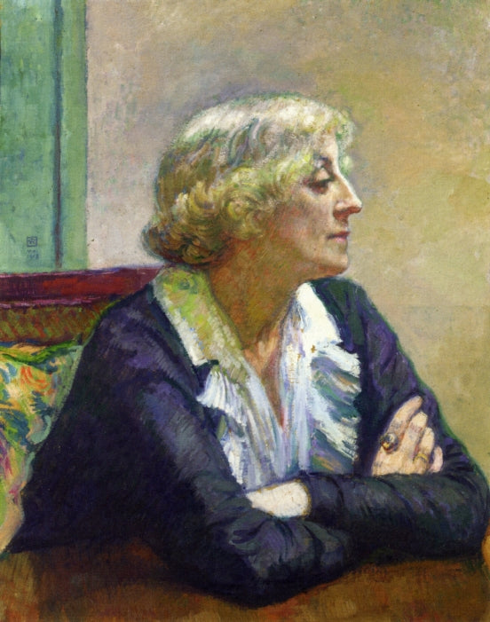 Theo van Rysselberghe Maria Van Rysselberghe with Crossed Arms 1913 Fine Art Print