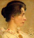 Peder Severin Kroyer Marie in Profile 1891 Fine Art Print