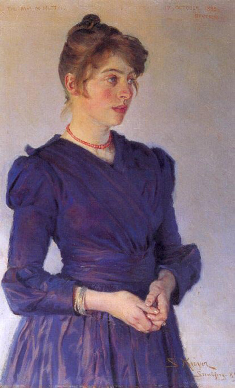 Peder Severin Kroyer Marie Kroyer 1889 Fine Art Print