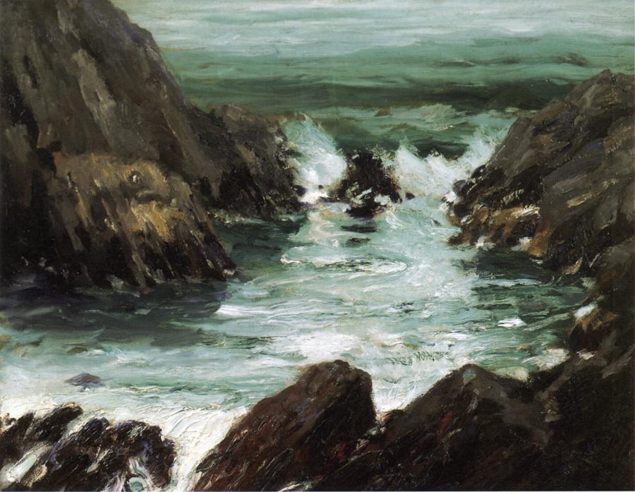 Robert Henri Marine with Rocks 1909 Fine Art Print