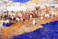 Theo van Rysselberghe Moroccan Market 1887 Fine Art Print