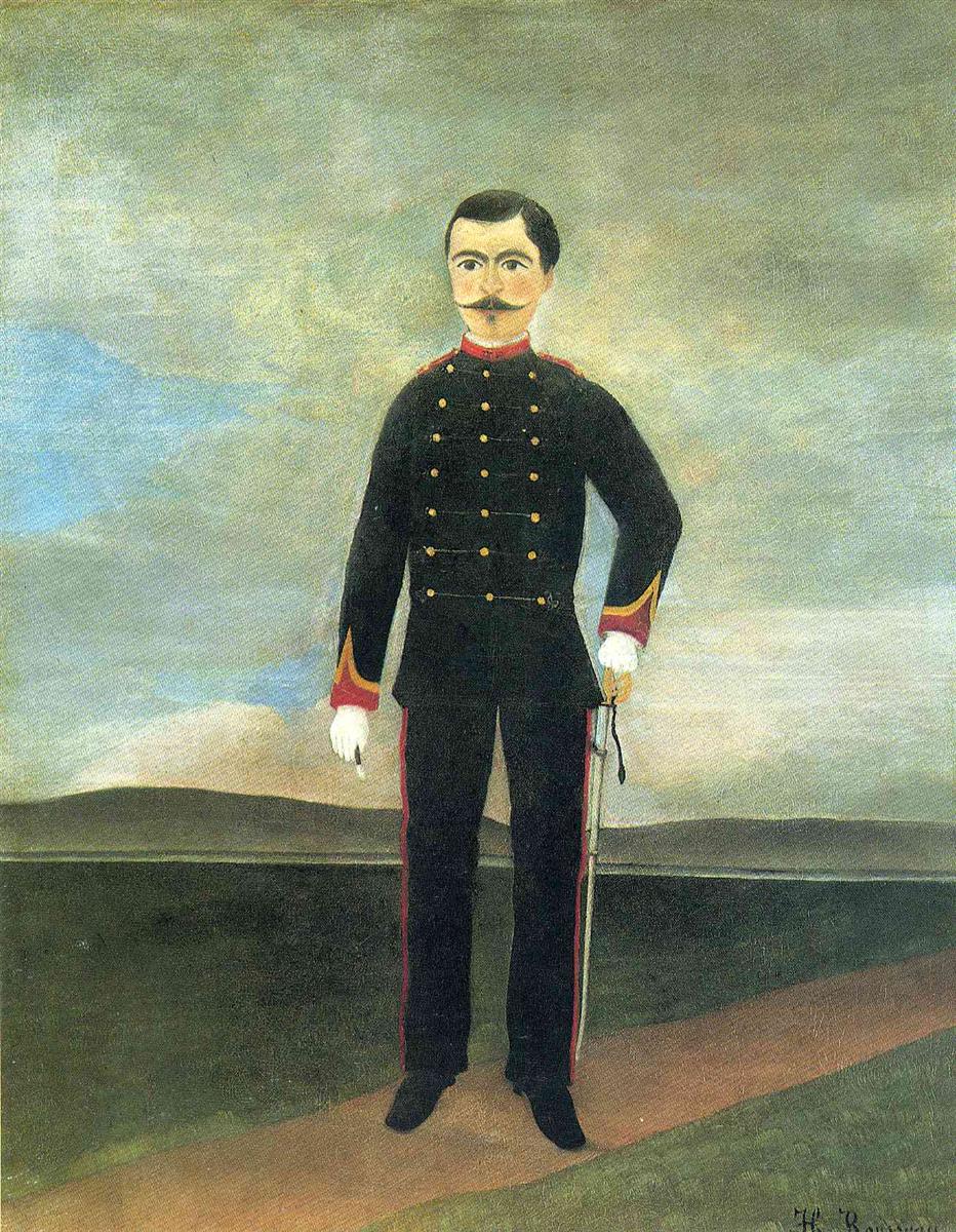 Henri Rousseau Marshal des Logis Frumence Biche of the 35th Artillery 1893 Fine Art Print