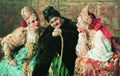 Konstantin Makovsky Matchmaker 1900 Fine Art Print