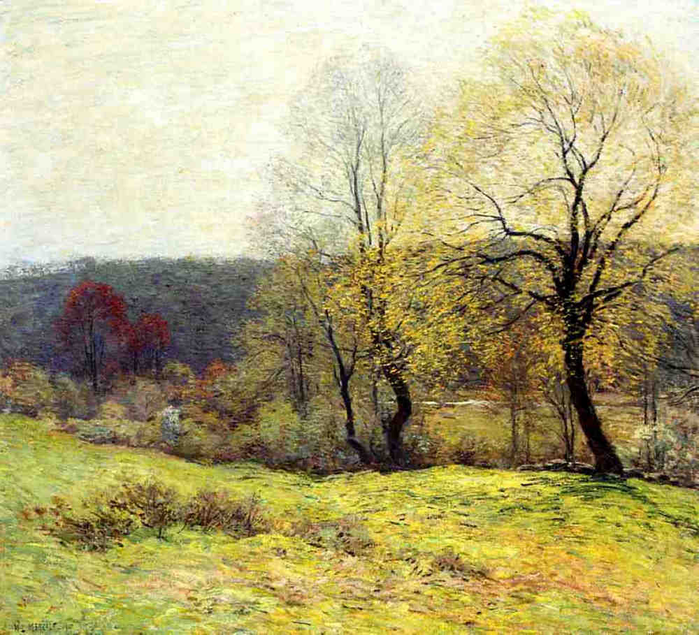 Willard Metcalf May Pastoral 1907 Fine Art Print