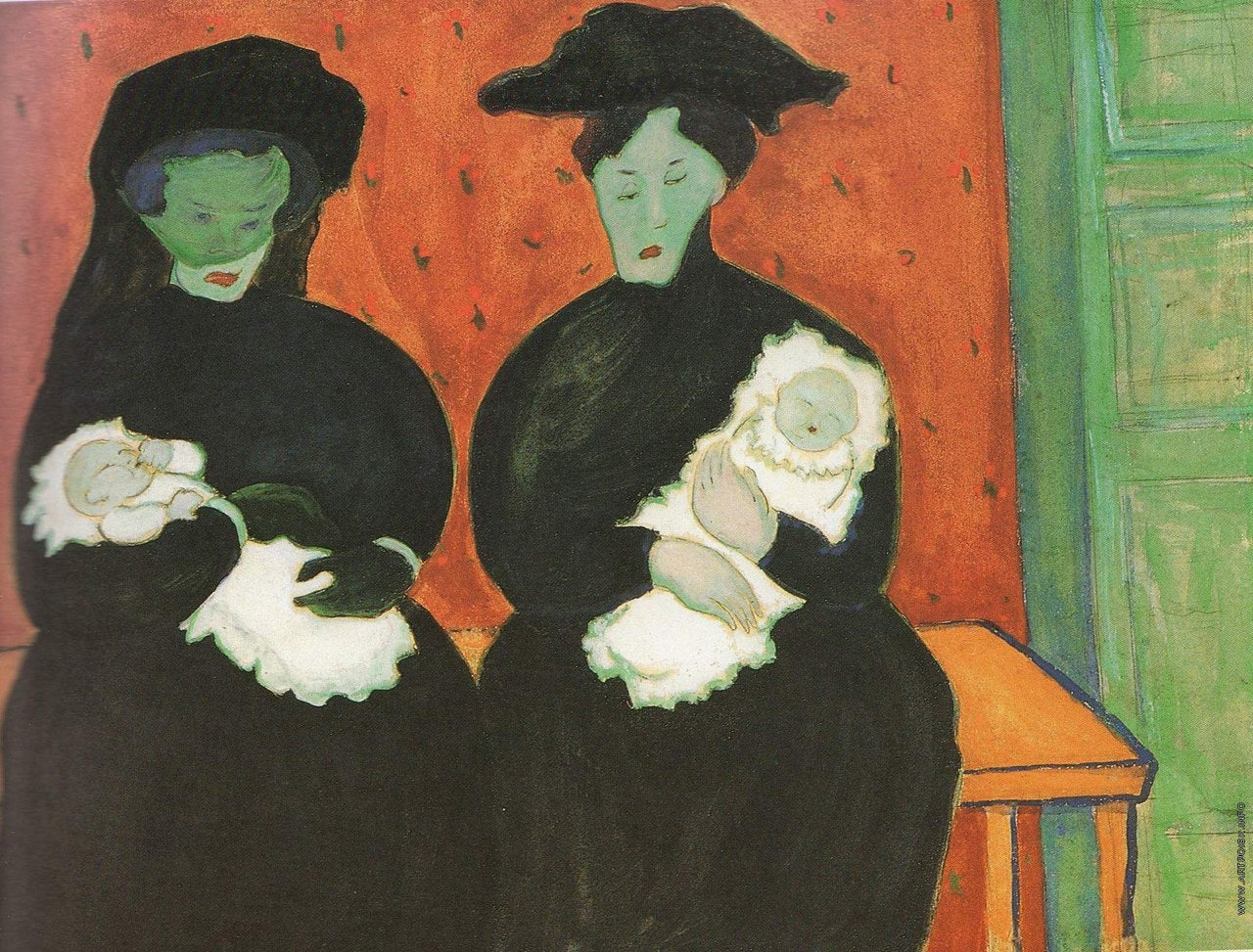 Marianne von Werefkin Twins 1909 Fine Art Print