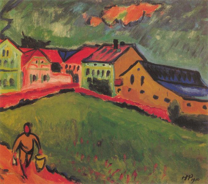 Max Pechstein Meadow at Moritzburg 1910 Fine Art Print