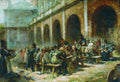 Konstantin Makovsky Meal of Pilgrims in the Trinity Lavra of St. Sergius 1875 Fine Art Print