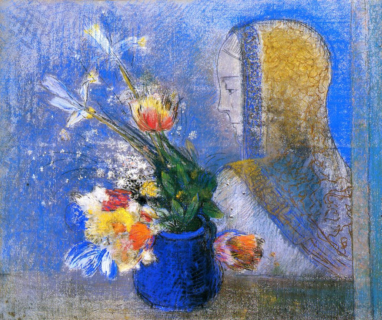 Odilon Redon Meditation 1910 Fine Art Print