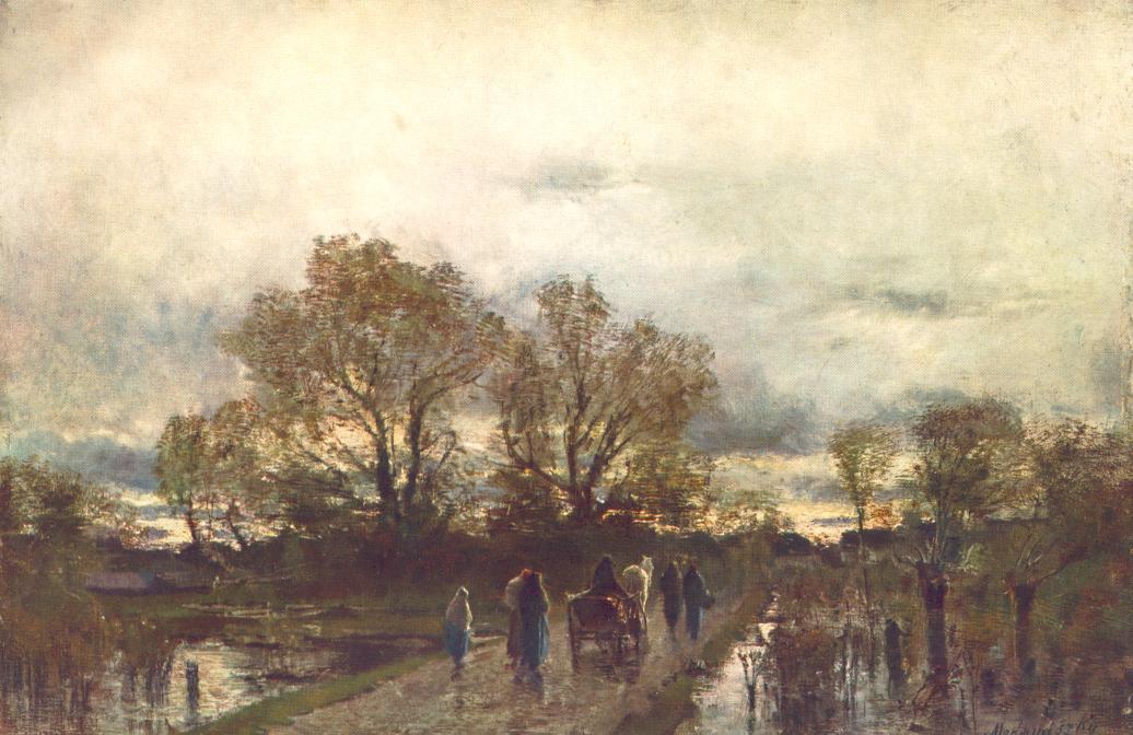 Laszlo Mednyanszky Marshland 1880 Fine Art Print