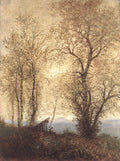 Laszlo Mednyanszky Landscape at Autumn 1890 Fine Art Print
