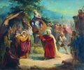 Konstantin Makovsky Meeting of Isaac and Eleazar 1858 Fine Art Print