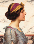 John William Godward Megilla 1921 Fine Art Print