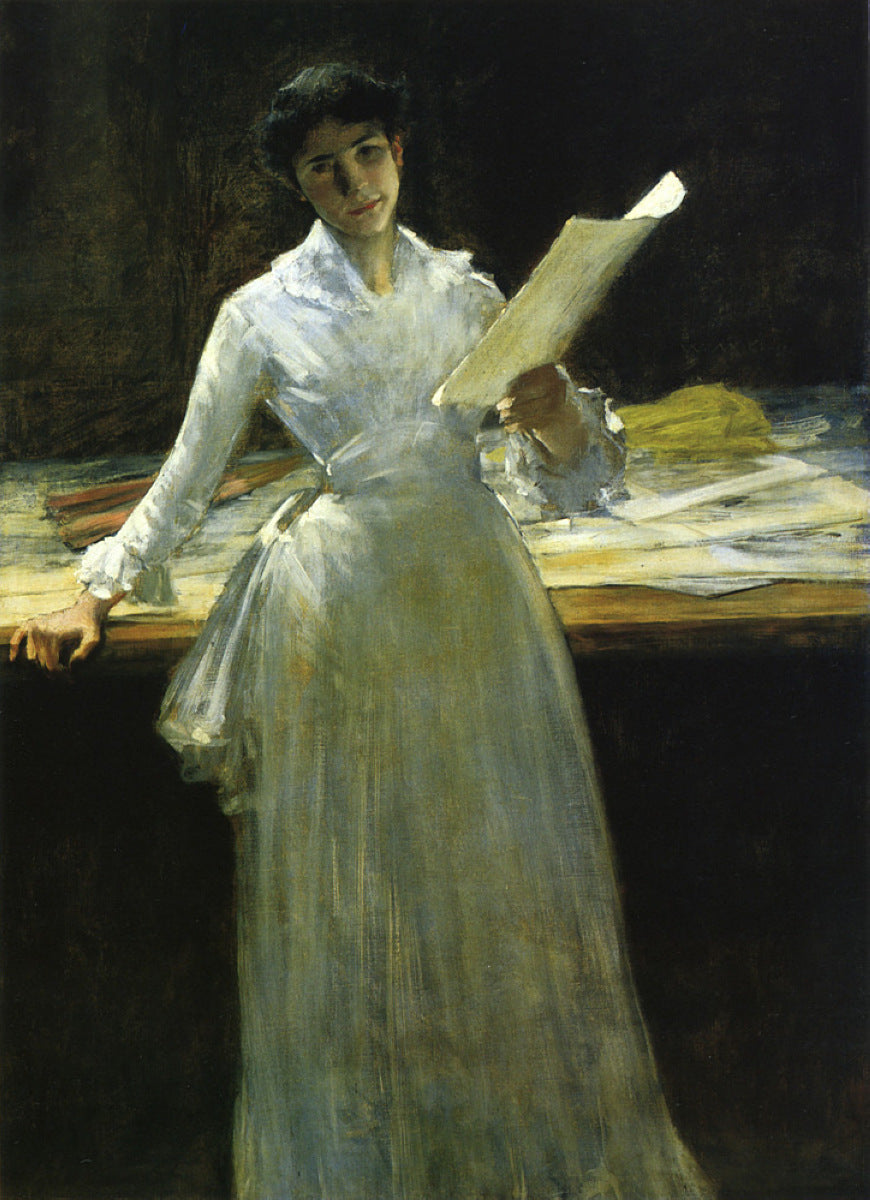 William Merritt Chase Memories 1910 Fine Art Print