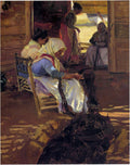 Joaquín Sorolla Mending Nets 1901 Fine Art Print