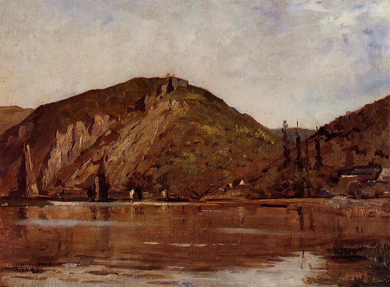 Theo van Rysselberghe Meuse River around Namur 1880 Fine Art Print