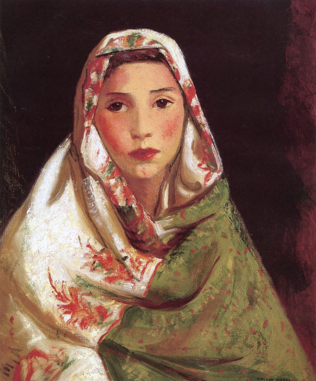 Robert Henri Mexican Girl, Maria 1916 Fine Art Print
