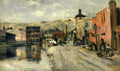 John Henry Twachtman Miami Canal, Cincinnati 1874 Fine Art Print