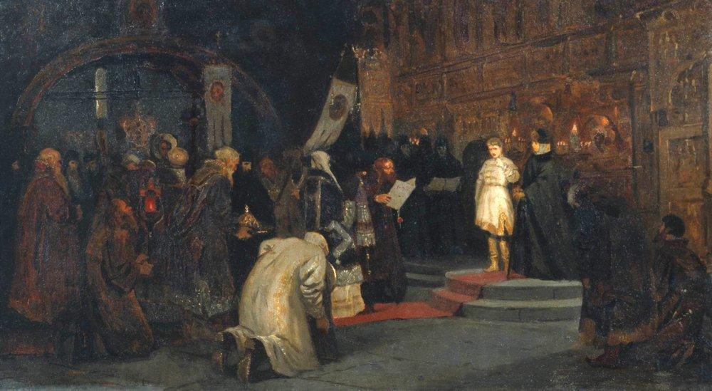 Mikhail Nesterov Michael's Vocation to the Realm 1885 Fine Art Print