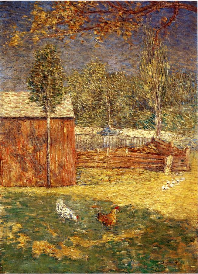 Julian Alden Weir Midday 1891 Fine Art Print
