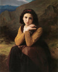 William-Adolphe Bouguereau Mignon 1869 Fine Art Print