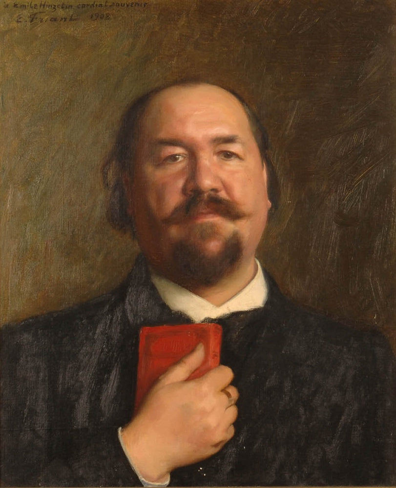 Émile Friant Portrait of the writer Émile Hinzelin 1908 Fine Art Print