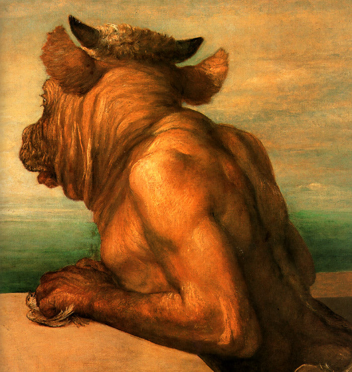 George Frederick Watts Minotaur 1885 Fine Art Print