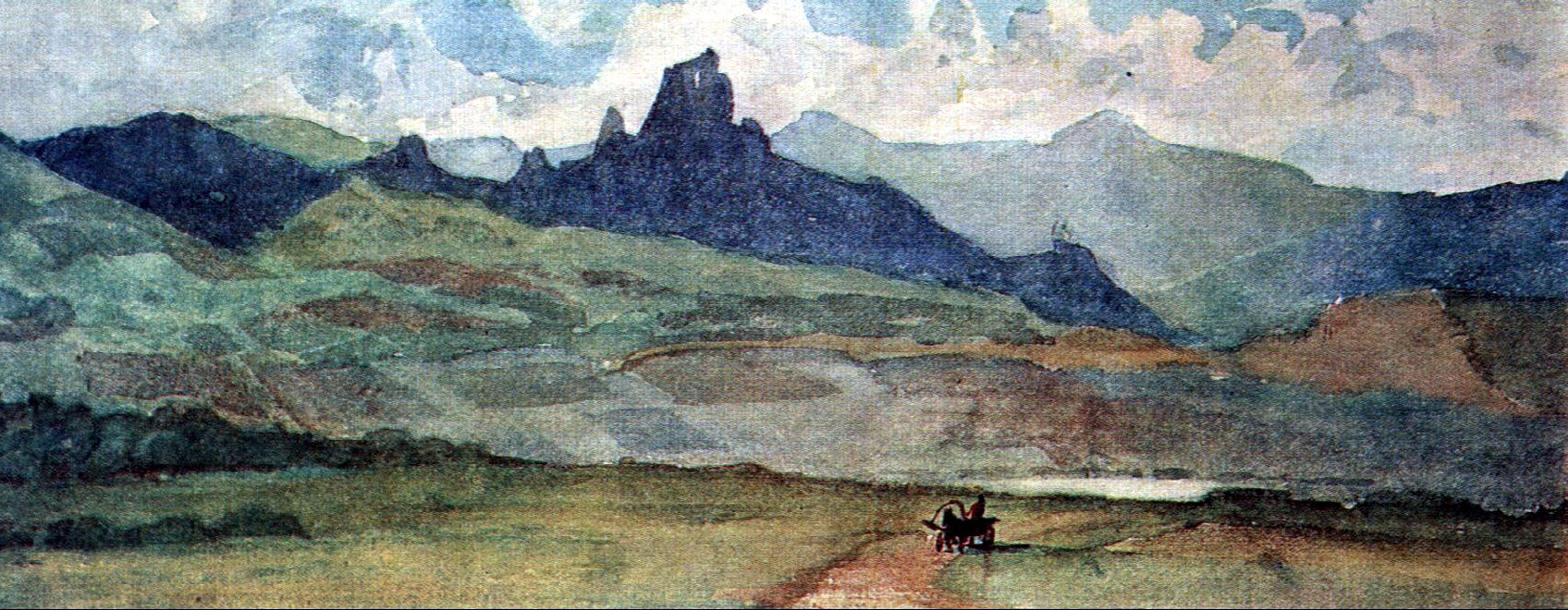 Vasily Surikov Minusinsk Steppe 1873 Fine Art Print