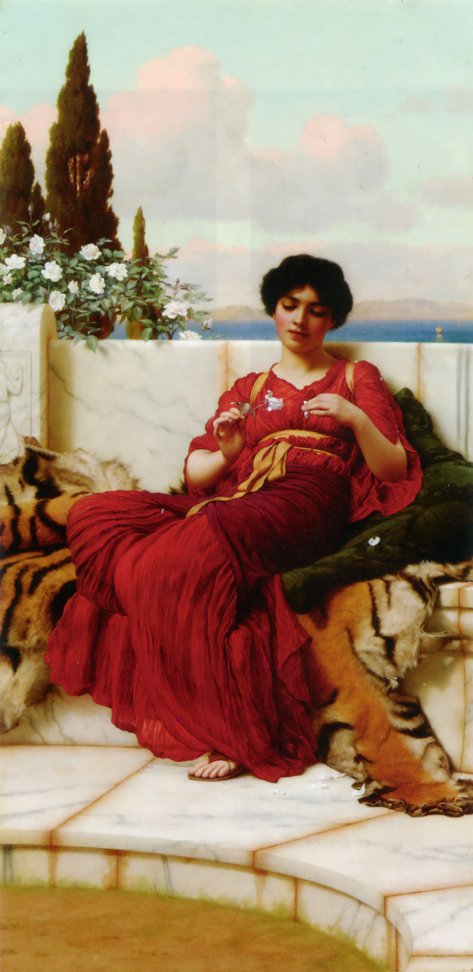 John William Godward Mischief 1905 Fine Art Print