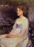 John William Waterhouse Miss Betty Pollock 1911 Fine Art Print