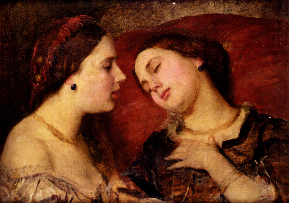 George Frederick Watts Miss Georgina Treherne 1856-1858 Fine Art Print