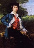 William Merritt Chase Miss L., aka Isabella Lathrop 1913 Fine Art Print