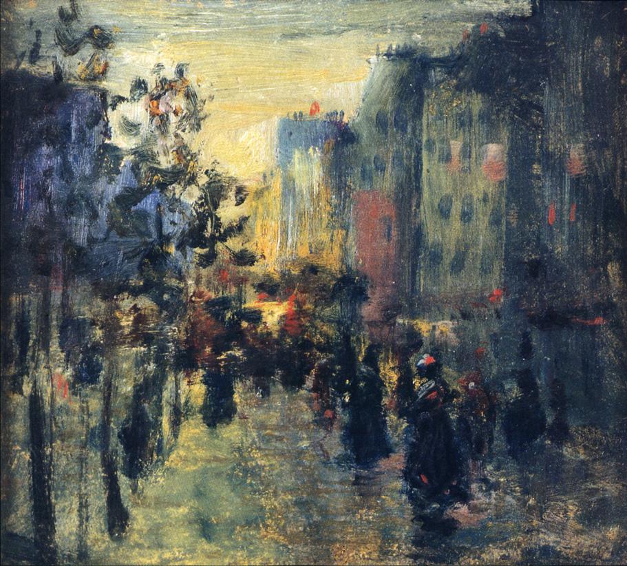 Robert Henri Misty Effect, Paris 1890 Fine Art Print