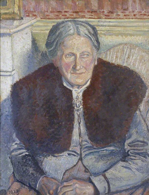 Lucien Pissarro Mme Camille Pissarro 1923 Fine Art Print