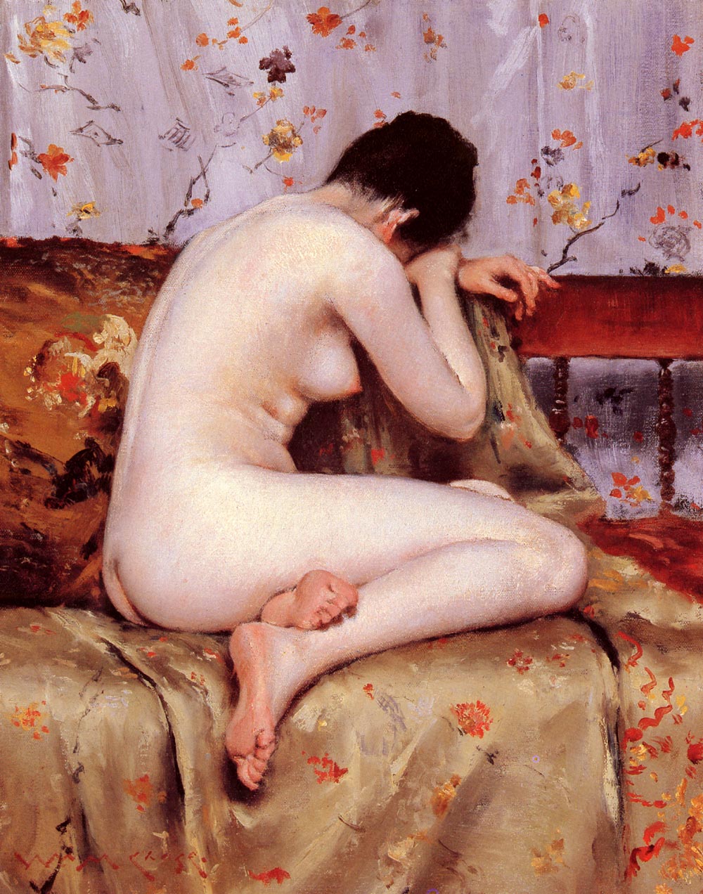 William Merritt Chase Modern Magdalen 1888 Fine Art Print