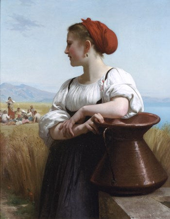 William-Adolphe Bouguereau The Harvester 1868 Fine Art Print