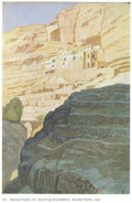Ivan Bilibin Monastery of St. George Hosevita. Palestine 1924 Fine Art Print