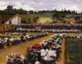 Willard Metcalf Monet's Formal Garden 1885-1886 Fine Art Print