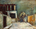Maurice Utrillo Mont-Cenis street in the Snow 1917 Fine Art Print