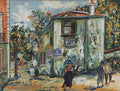Maurice Utrillo Mont-Cenis street 1923 Fine Art Print