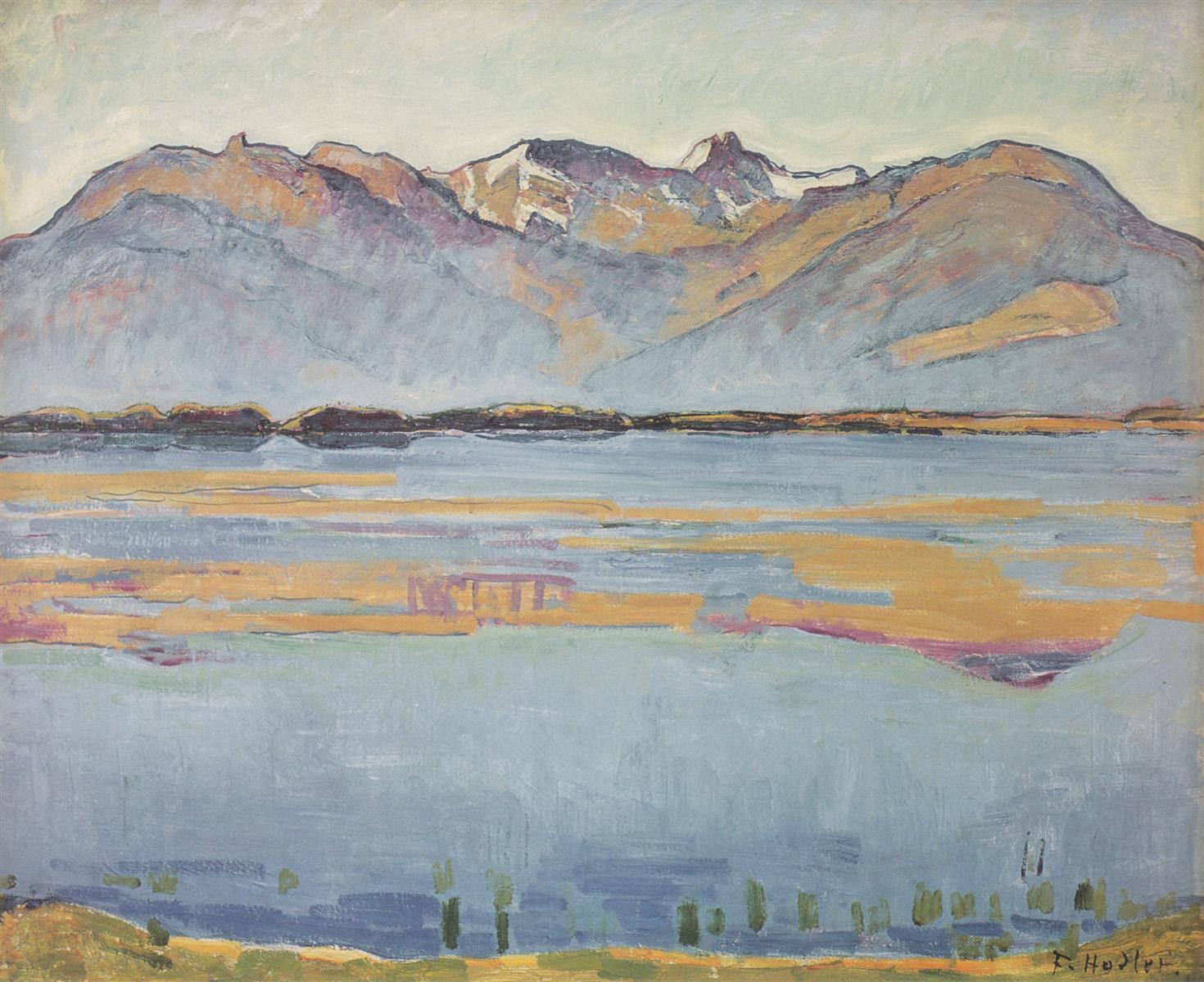 Ferdinand Hodler Montanasee 1915 Fine Art Print