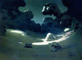Arkhyp Kuindzhi Moonlight in a Forest. Winter 1908 Fine Art Print