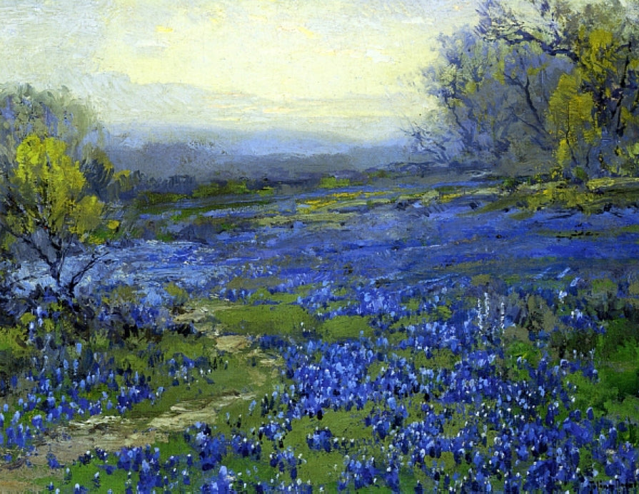Robert Julian Onderdonk Morning in the Bluebonnets 1914 Fine Art Print