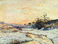 Maxime Maufra Morning in Winter 1905 Fine Art Print