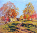 Willard Metcalf Morning Shadows 1908 Fine Art Print