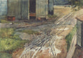 Vasily Surikov Moscow Yard 1880 Fine Art Print