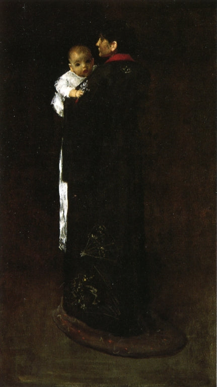 William Merritt Chase Mother and Child (The First Portrait) 1888 Fine Art Print