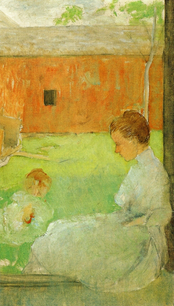 Julian Alden Weir Mother and Child 1891 Fine Art Print