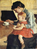 Ferdinand Hodler Mother and Child 1889 Fine Art Print